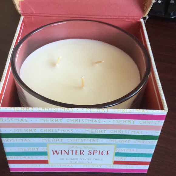 Amanda McGee Other - Winter Spice Soy Scented Candle 3 Wick NIB